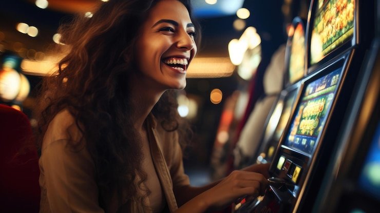 Pengguna menikmati pengalaman live casino melalui smartphone dengan streaming berkualitas tinggi